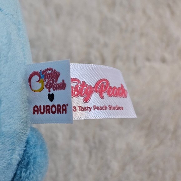 Aurora Tasty Peach Meowchi Marble Soda Cat Stuffed Animal Plush - Picture 5 of 7